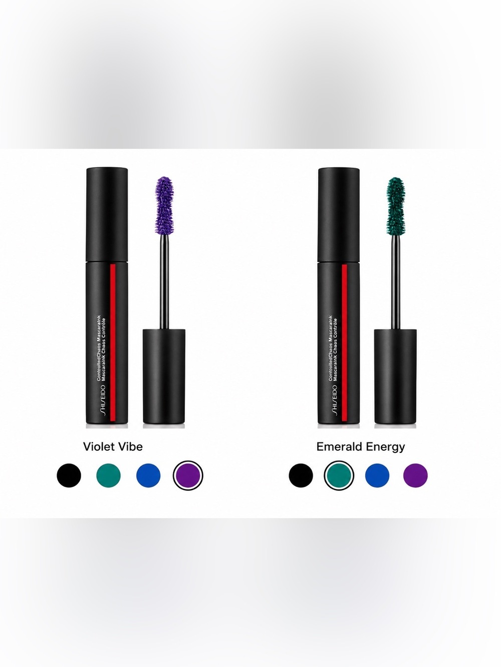 NWT Shiseido Violet & Emerald Mascara Duo
